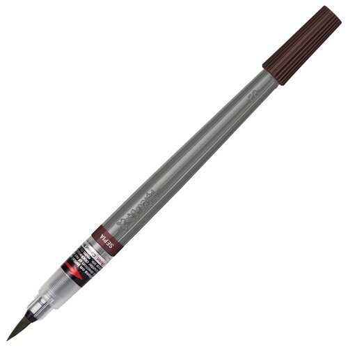 Pentel Ручка-кисть Colour Brush Pigment, сепия