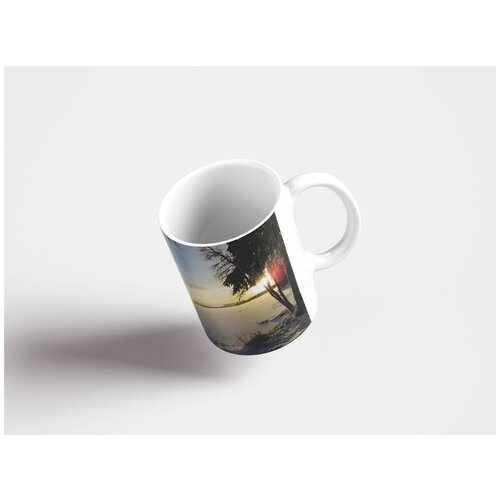 фото Кружка "зима, soutujärvi, norrbotten 320 мл. белая lotsprints