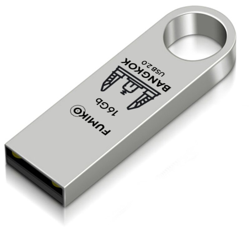 Карта памяти 16GB FUMIKO BANGKOK серебро USB 2.0