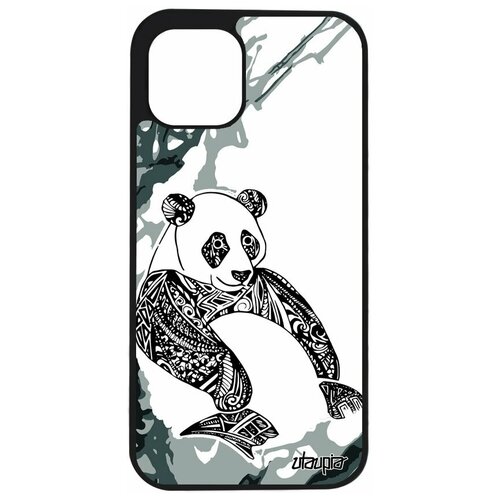 фото Чехол на мобильный iphone 12, "панда" panda бамбук utaupia