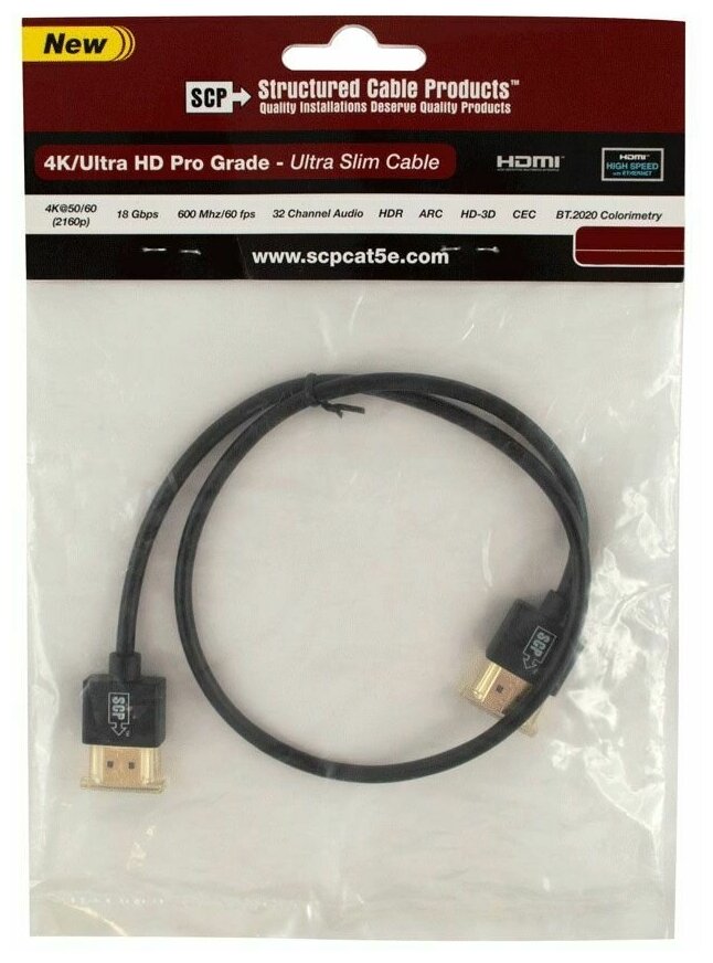 HDMI кабель SCP Ultra HD 940-15B 4.5 метра
