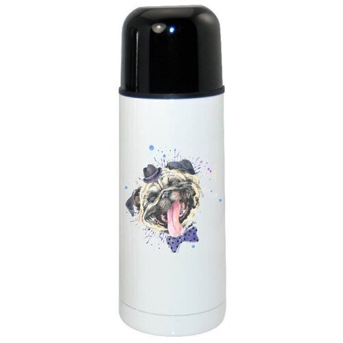 фото Термос coolpodarok животные собака с бабочкой2