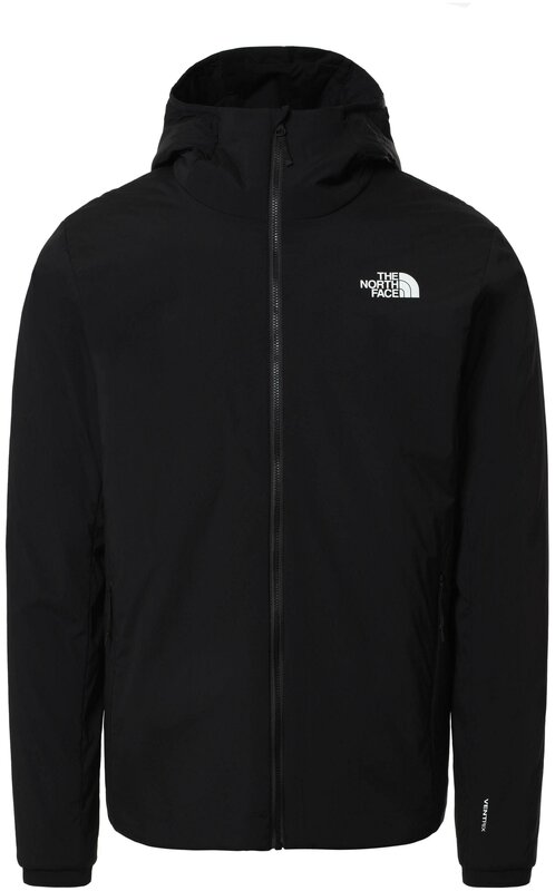 Туристическая куртка The North Face, средней длины, силуэт прямой, регулируемый край, без карманов, несъемный капюшон, водонепроницаемая