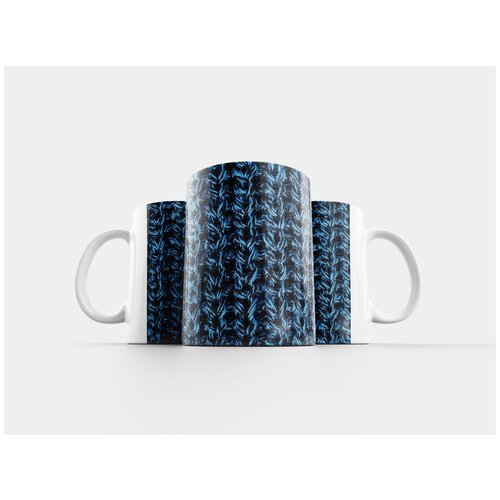 фото Кружка "синий, ткань, шерсть" 320 мл lotsprints