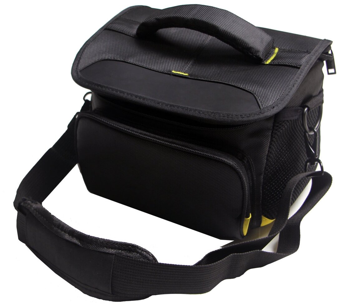 Чехол-сумка для MyPads TC-1230 фотоаппарата Nikon D5000/ D5100 из качественной износостойкой влагозащитной ткани черный