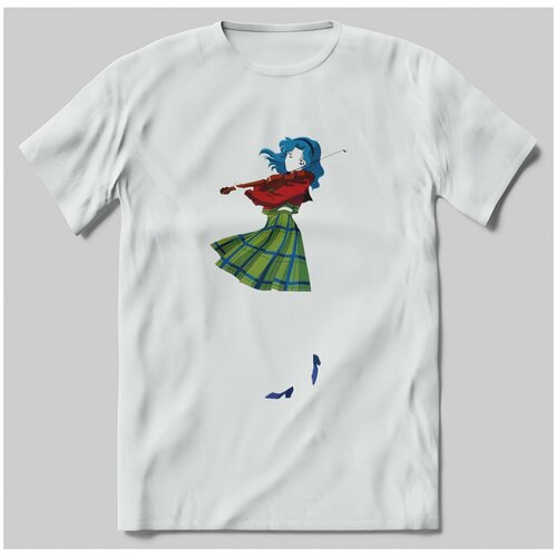 фото Футболка с принтом скрипачка brut-shop