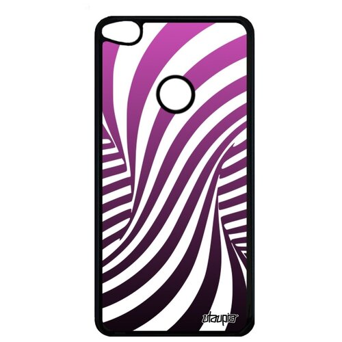 фото Защитный чехол на смартфон // huawei p9 lite 2017 // "иллюзия торнадо" волна воронка, utaupia, розовый