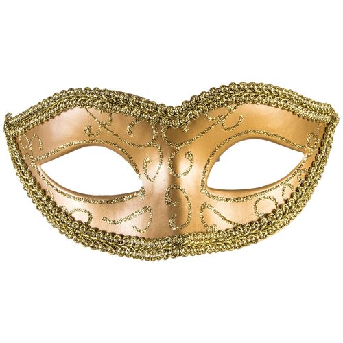фото Аксессуар для праздника forum novelties венецианская маска на резинке золото forum