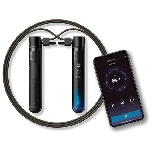 фото Скакалка с bluetooth-подключением, счетчиком прыжков takara yp-rs100s light, 3 м