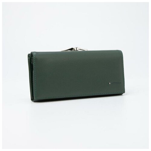 фото Кошелёк на магнитах, цвет зелёный korban