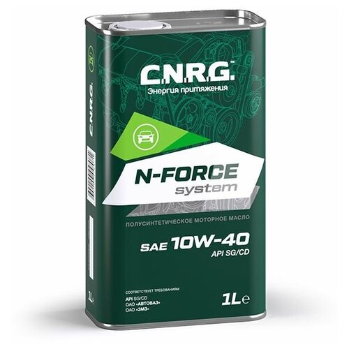 Масло моторное C.N.R.G N-Force System SAE 10W-40 SG/CD п/с. (1л)