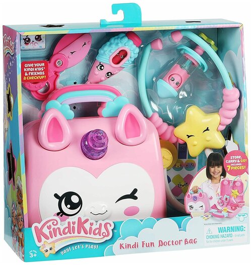 Игровой набор Kindi Kids Hospital Corner Unicorn Doctors Bag