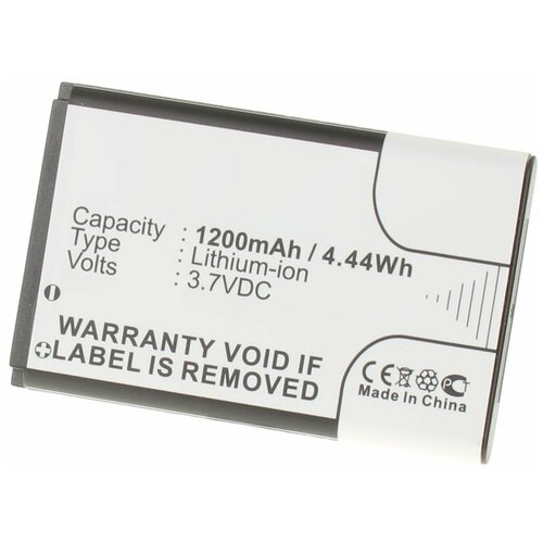 Аккумулятор iBatt iB-U10-M1414 1200mAh для Nokia E60, N-Gage 2600, N-Gage 3120, 2600 classic, для TECNO HD61 Album, батарея аккумулятор для nokia 1101 bl 5c