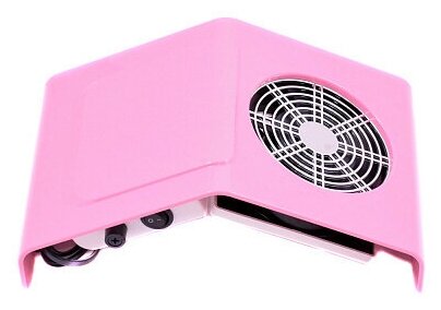 фото Nail Master Пылесос для маникюра вытяжка настольная 858-2А розовый 45 ватт