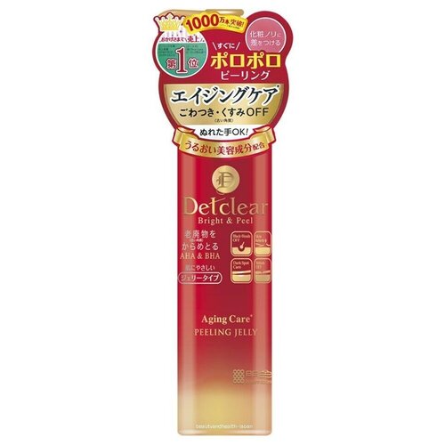 Meishoku Пилинг-гель с эффектом скатывания для зрелой кожи - Detclear peeling care aha&bha, 180мл