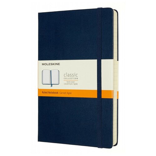 Блокнот Moleskine CLASSIC QP050B20 Medium 115x180мм 208стр. линейка твердая обложка синий