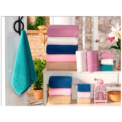 фото Nusa полотенце lorecco цвет: кремовый (30х50 см) br40976