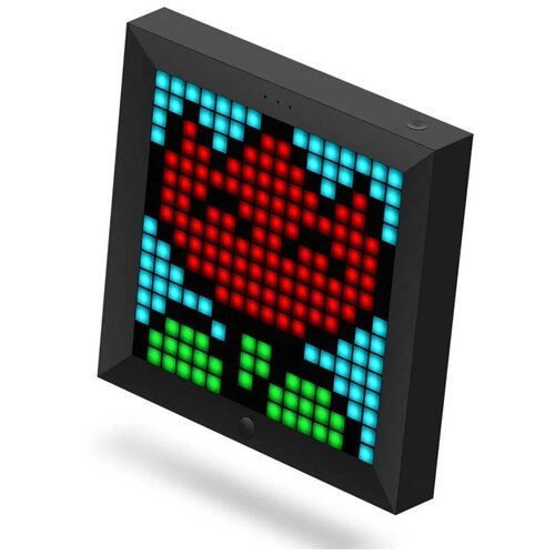 Цифровая пиксельная фоторамка Divoom Pixoo, программируемая автомобильная светодиодная панель Bluetooth, аккумулятор 2500 мАч цифровая пиксельная фоторамка divoom pixoo max customizable pixel art signboard 32x32 пикселей черный
