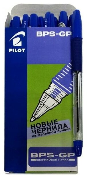 Pilot Упаковка из 12 Шариковых ручек "Bps-gp" синяя 0.4мм
