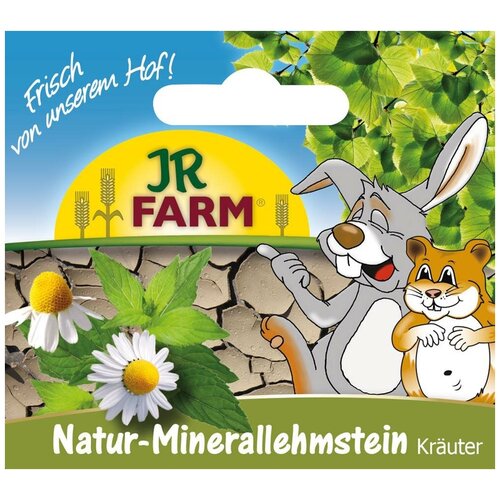 Jr farm 08252 Minerals Blossom Loam Stone Суглинистый камень для всех видов грызунов, с цветками 1шт, 165гр, 165 гр (3 штуки)