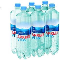 Вода Архыз Vita, минеральная, газированная, 6 шт х 1,5 л