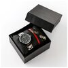 Подарочный набор 2 в 1 Марко: наручные часы и браслет 4483225 - изображение