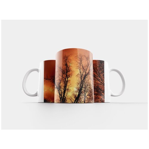 фото Кружка "деревья, верхушках деревьев, ветви" 320 мл lotsprints