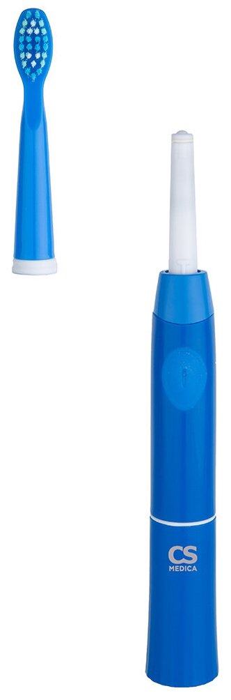 Электрическая зубная щетка CS Medica CS-999-H (синяя) - фотография № 2