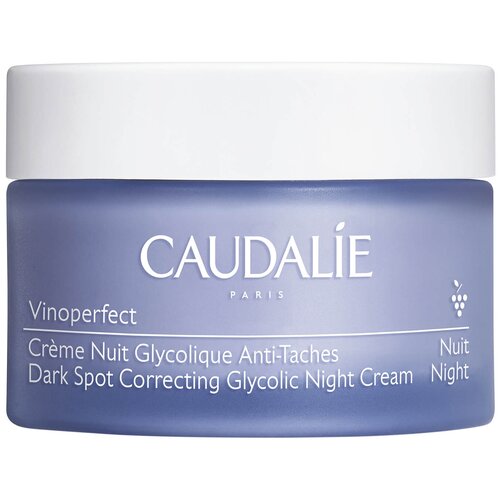 Caudalie Vinoperfect Dark Spot Correcting Glycolic Night Cream ночной крем для лица с гликолевой кислотой, 50 мл