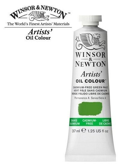 Масляные Winsor&Newton Краски масляные Winsor&Newton ARTISTS' 37мл, зеленый бледный беcкадмиевый