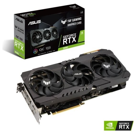 Видеокарта Asus GeForce RTX 3080 TUF GAMING OC 10G