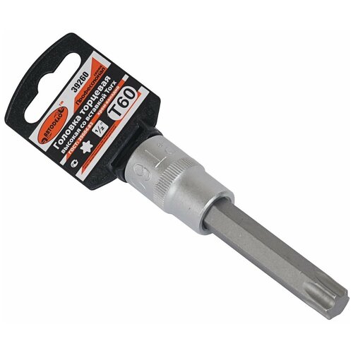 Головка с вставкой Torx 1/2 T-60 L 100 мм АвтоДело Professional, (1 шт.)