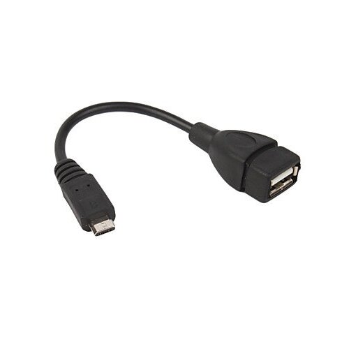 переходник iprovoda usb 2 0 microusb otg 0 08 м черный OTG кабель-переходник для подключения внешних USB-устройств к Samsung Galaxy S4, S3, S2 и смартфонам с разъемом micro USB. Замена: ET-R205UBEGSTD Черный (чёрный 14см)