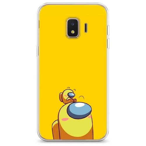 фото Силиконовый чехол "желтый и сынок" на samsung galaxy j2 core (2018/2020) / самсунг галакси j2 core (2020) case place