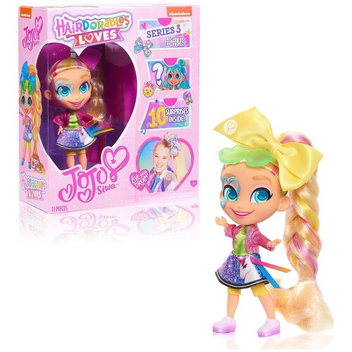 Кукла Hairdorables Loves JoJo Siwa, Ages 3 +