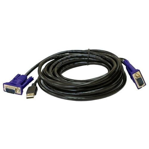 Кабель D-Link DKVM-CU5/B1A solid, 5 м, черный