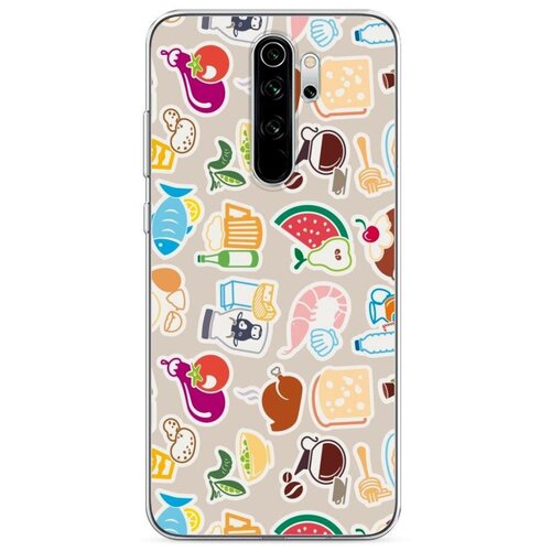 фото Силиконовый чехол "еда арт 17" на xiaomi redmi note 8 pro / сяоми редми нот 8 про case place
