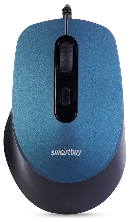 Проводная мышь беззвучная SmartBuy SBM-265-B blue