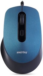 Мышь проводная беззвучная Smartbuy ONE 265-B синяя (SBM-265-B)