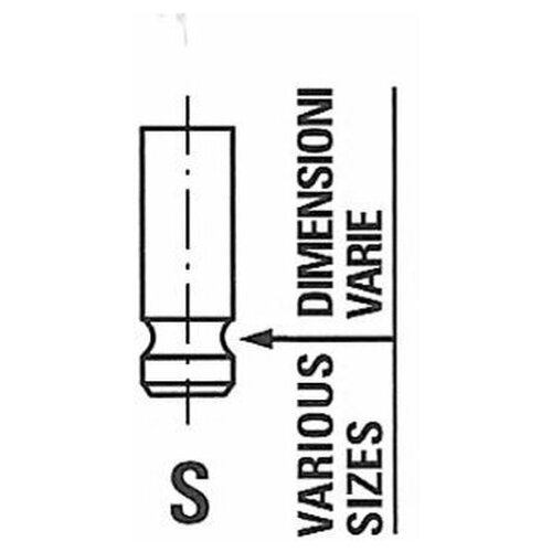 Клапан двигателя впускной Freccia R6641/SNT