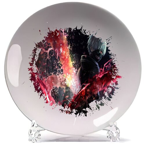 фото Тарелка аниме кен канеки кровь coolpodarok