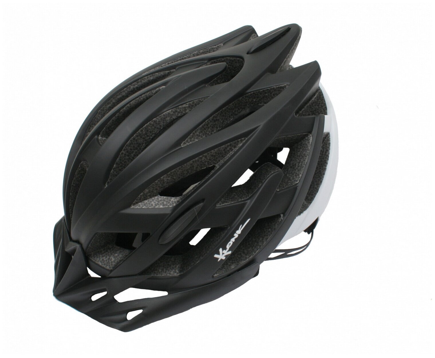 Forward Шлем защитный Klonk MTB (12014), цвет Черный-Белый, ростовка S/M