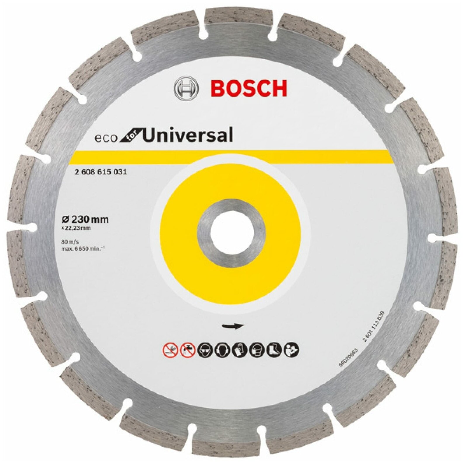 Диск алмазный ECO Universal (230х22.2 мм) Bosch 2.608.615.044