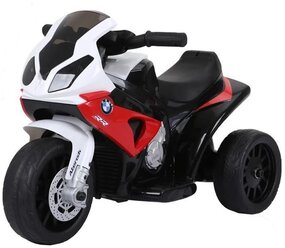 RiverToys Мотоцикл Moto JT5188 (кожа), красный