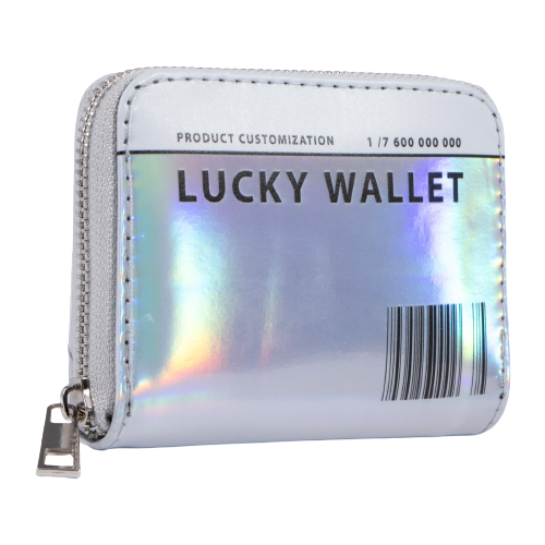 Кошелёк с голографическим эффектом Lucky wallet, 12.5х9х2 см