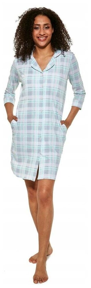 484/285 Сорочка для женщин Cornette Susie - размер: M, цвет: Светло-серый