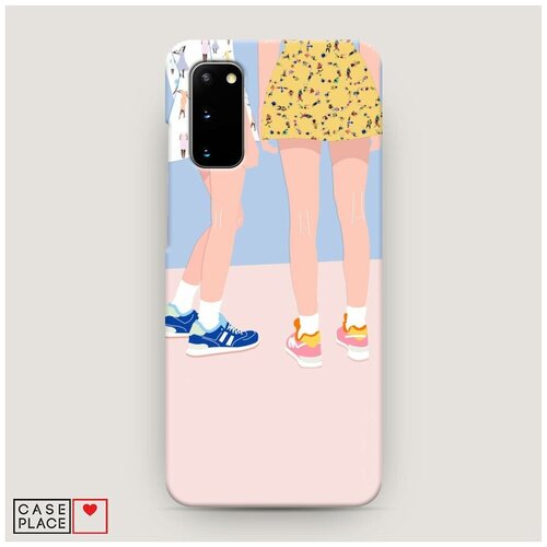 фото Чехол пластиковый samsung galaxy s20 ноги в кроссовках case place