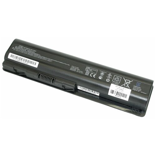 Аккумуляторная батарея для ноутбука HP Pavilion DV4, Compaq CQ40 (HSTNN-CB72) 47Wh черная