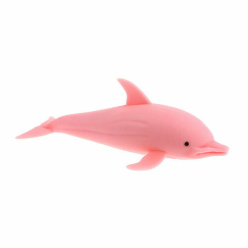 Игрушка-антистресс 1TOY Крутой замес розовый дельфин игрушка антистресс для детей животные акула тилозавр мялка тянучка