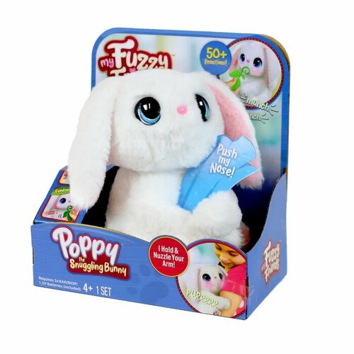Skyrocket Интерактивная мягкая игрушка My Fuzzy Friends «Кролик Поппи»